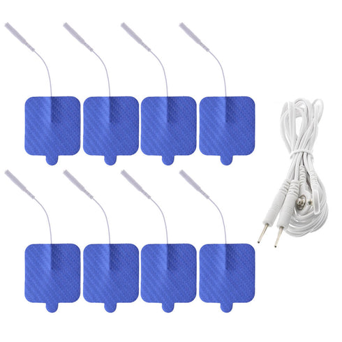 Make It Wired: 8 Premium Comfort Plus: 2"x2" Blue Pads for Enhanced Use
